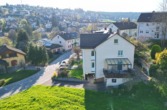 Attraktive Doppelhaushälfte in sonniger Süd-Ost-Lage nebst Garage - Luftaufnahme